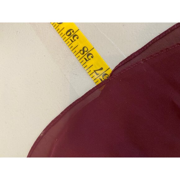 Cachet 2-Piece Formal Maci Dress Set & Jacket Beaded Size 12 Burgundy - Picture 9 of 13